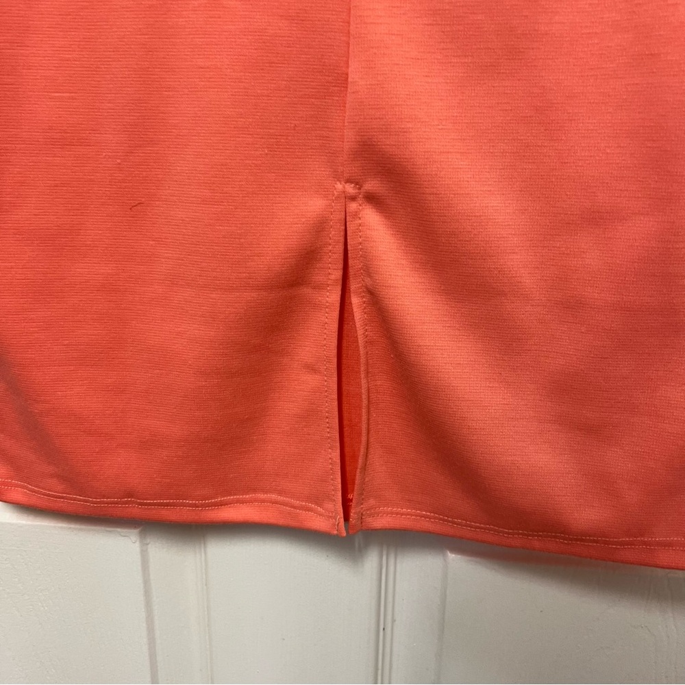 Ssoulm Vibrant Coral Pencil Skirt - Picture 4 of 10